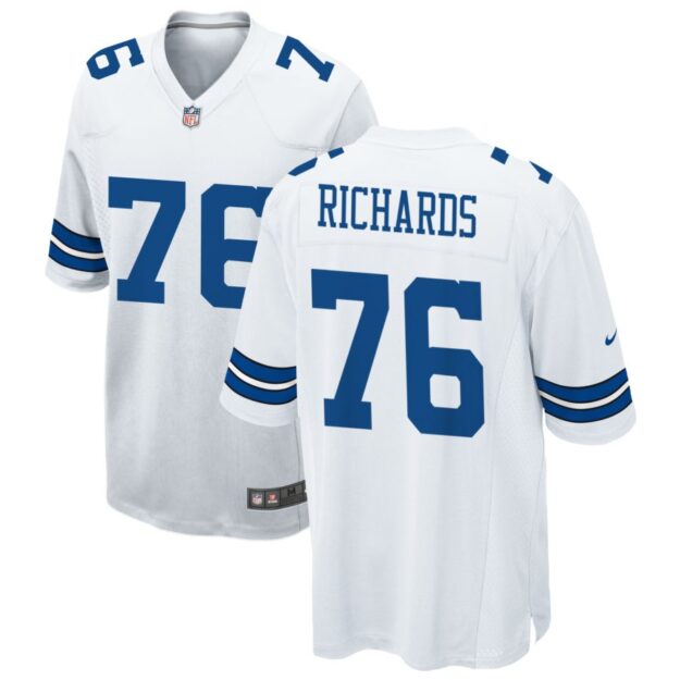 Asim Richards Men's Nike White Dallas Cowboys Custom Game Jersey