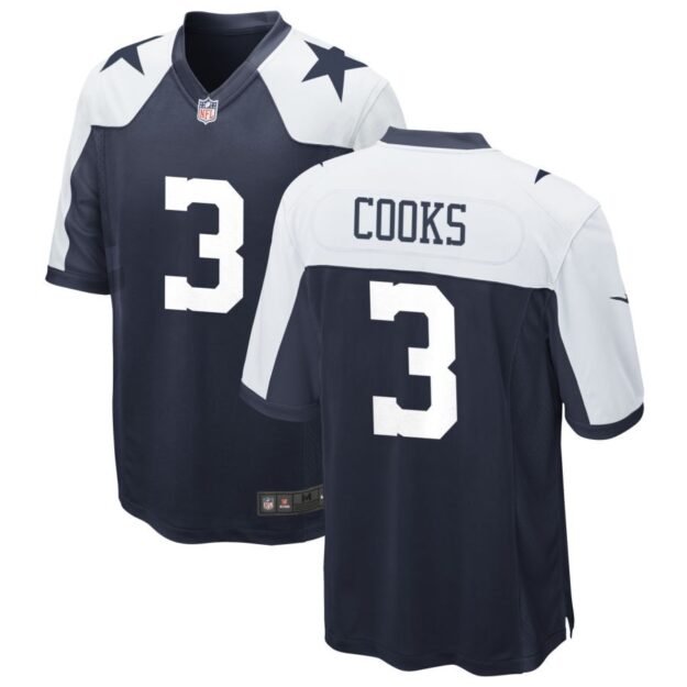 Brandin Cooks Men's Nike Navy Dallas Cowboys Alternate Custom Game Jersey