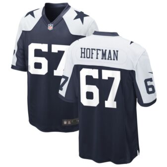 Brock Hoffman Men's Nike Navy Dallas Cowboys Alternate Custom Game Jersey