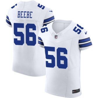 Cooper Beebe Men's Nike White Dallas Cowboys Vapor F.U.S.E. Elite Custom Jersey