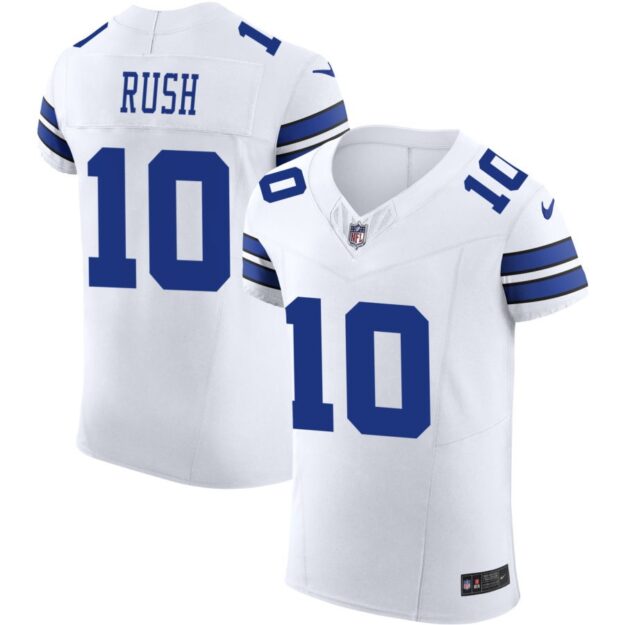 Cooper Rush Men's Nike White Dallas Cowboys Vapor F.U.S.E. Elite Custom Jersey