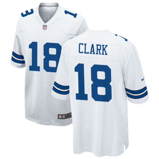 Damone Clark Men's Nike White Dallas Cowboys Custom Game Jersey