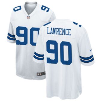 DeMarcus Lawrence Men's Nike White Dallas Cowboys Custom Game Jersey