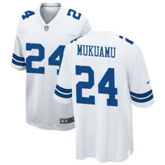 Israel Mukuamu Men's Nike White Dallas Cowboys Custom Game Jersey