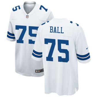 Josh Ball Men's Nike White Dallas Cowboys Custom Game Jersey