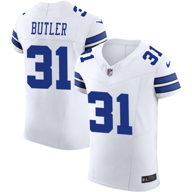 Josh Butler Men's Nike White Dallas Cowboys Vapor F.U.S.E. Elite Custom Jersey