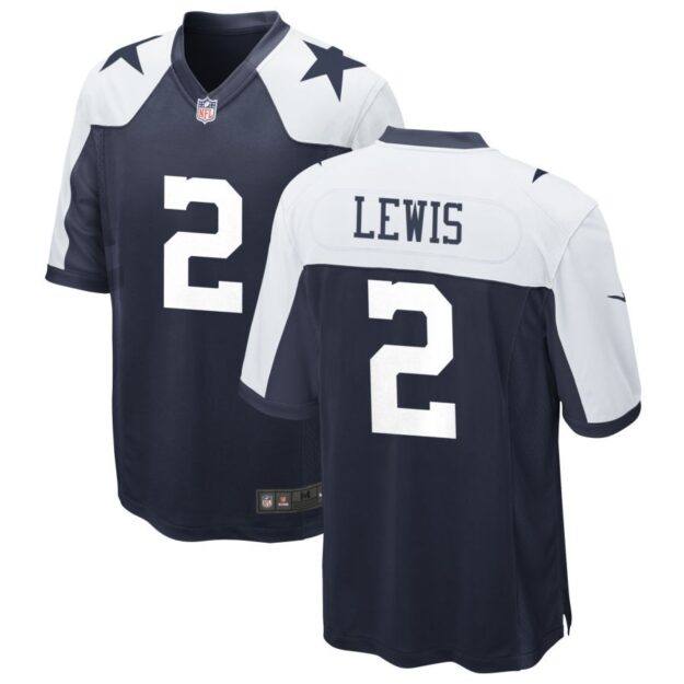 Jourdan Lewis Men's Nike Navy Dallas Cowboys Alternate Custom Game Jersey