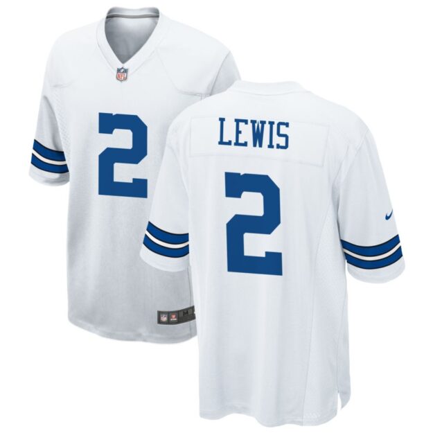 Jourdan Lewis Men's Nike White Dallas Cowboys Custom Game Jersey