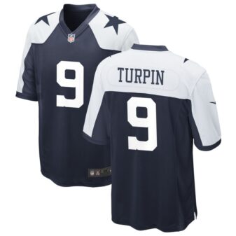 KaVontae Turpin Men's Nike Navy Dallas Cowboys Alternate Custom Game Jersey