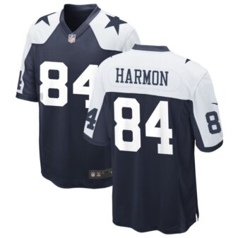 Kelvin Harmon Men's Nike Navy Dallas Cowboys Alternate Custom Game Jersey