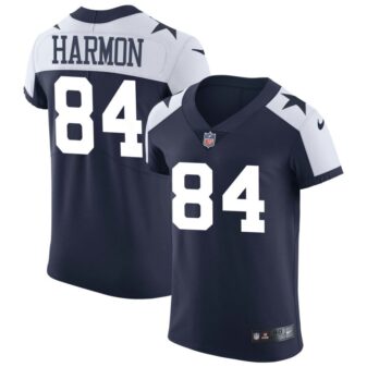 Kelvin Harmon Men's Nike Navy Dallas Cowboys Alternate Vapor Elite Custom Jersey