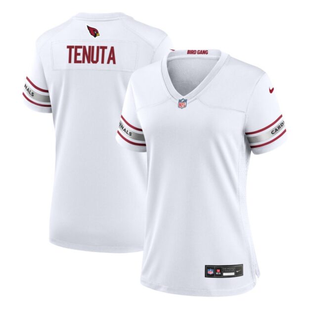 Luke Tenuta Women's Nike White Arizona Cardinals Custom Game Jersey