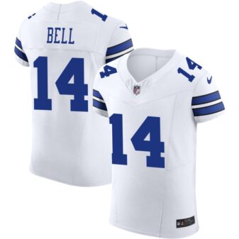 Markquese Bell Men's Nike White Dallas Cowboys Vapor F.U.S.E. Elite Custom Jersey