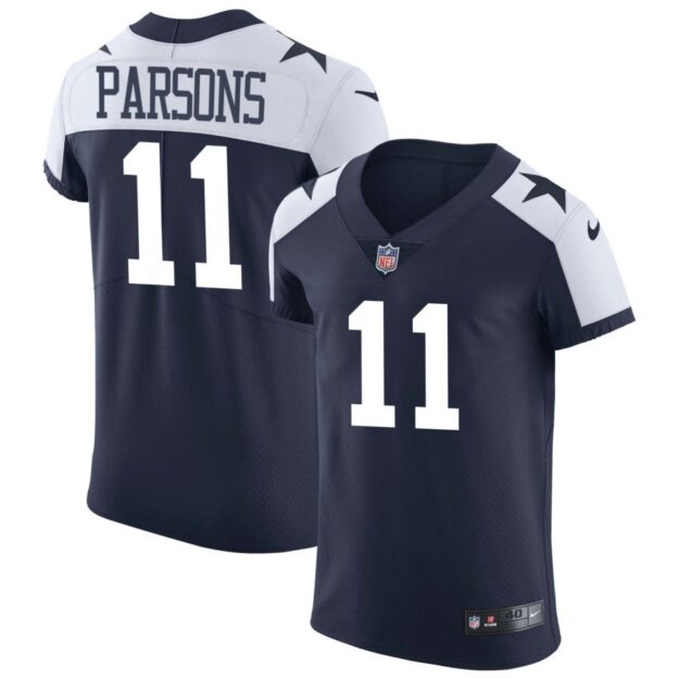 Micah Parsons Men's Nike Navy Dallas Cowboys Alternate Vapor Elite Custom Jersey