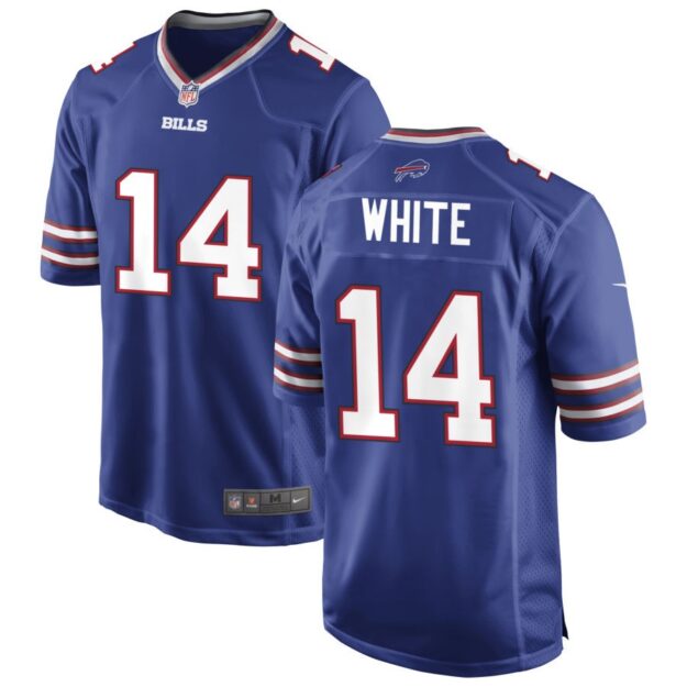 Mike White Men's Nike Royal Buffalo Bills Custom Game Jersey