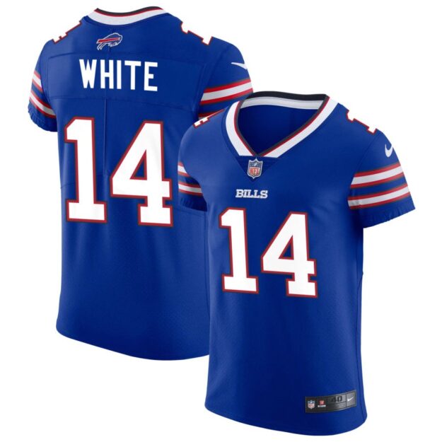 Mike White Men's Nike Royal Buffalo Bills Vapor Elite Custom Jersey