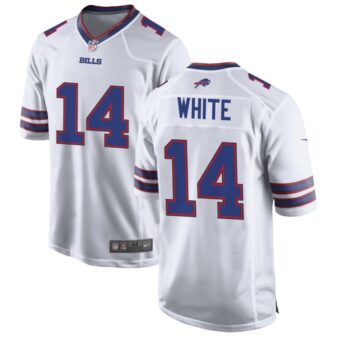 Mike White Men's Nike White Buffalo Bills Custom Game Jersey