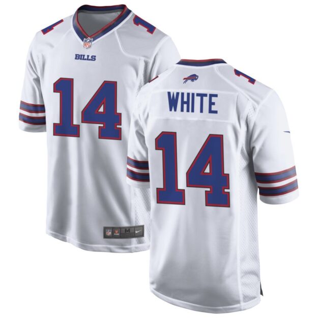 Mike White Men's Nike White Buffalo Bills Custom Game Jersey