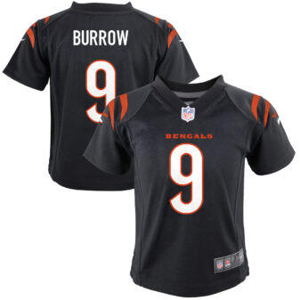 Preschool Nike Joe Burrow Black Cincinnati Bengals Game Jersey