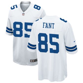 Princeton Fant Men's Nike White Dallas Cowboys Custom Game Jersey