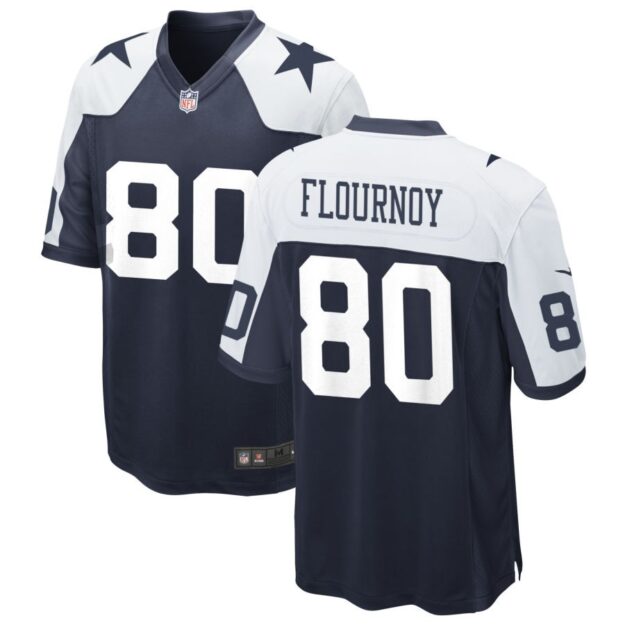 Ryan Flournoy Men's Nike Navy Dallas Cowboys Alternate Custom Game Jersey