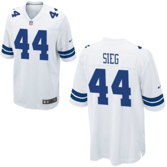 Trent Sieg Nike Dallas Cowboys Custom Youth Game Jersey