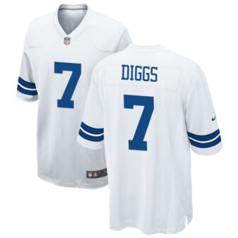 Trevon Diggs Men's Nike White Dallas Cowboys Custom Game Jersey