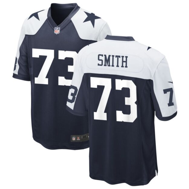 Tyler Smith Men's Nike Navy Dallas Cowboys Alternate Custom Game Jersey