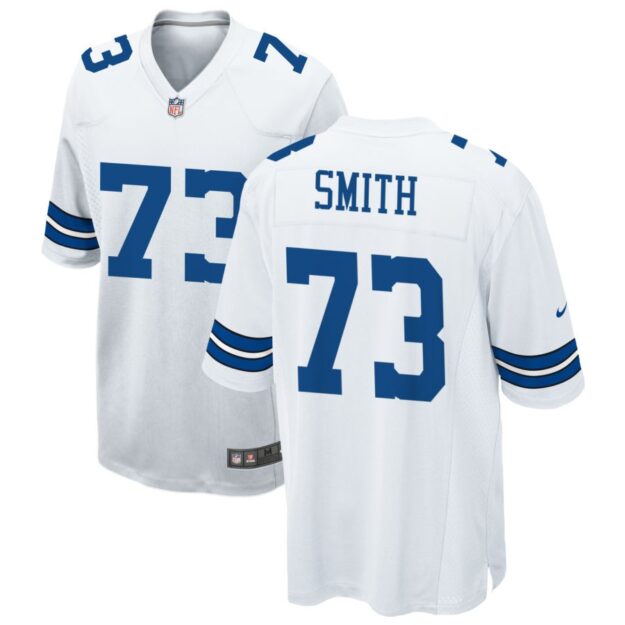 Tyler Smith Men's Nike White Dallas Cowboys Custom Game Jersey