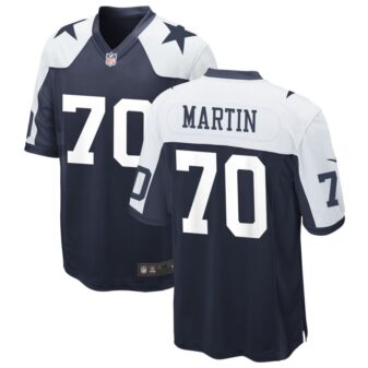 Zack Martin Men's Nike Navy Dallas Cowboys Alternate Custom Game Jersey