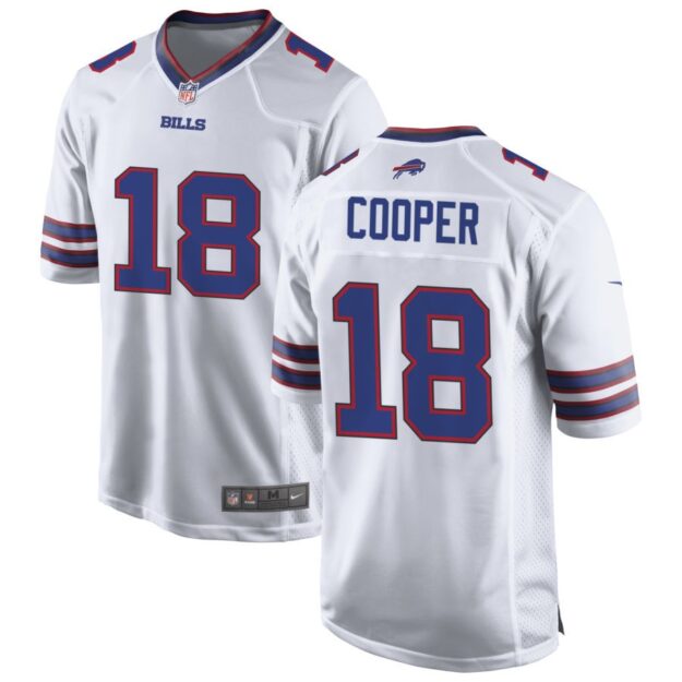 Amari Cooper Men's Nike White Buffalo Bills Custom Game Jersey