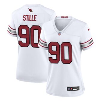 Ben Stille Women's Nike White Arizona Cardinals Custom Game Jersey