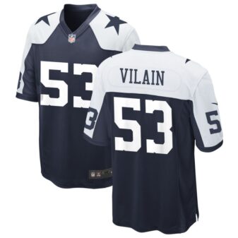 Luiji Vilain Men's Nike Navy Dallas Cowboys Alternate Custom Game Jersey