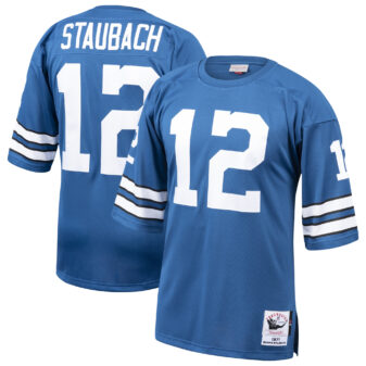 Men's Mitchell & Ness Roger Staubach Navy Dallas Cowboys 1971 Authentic Jersey