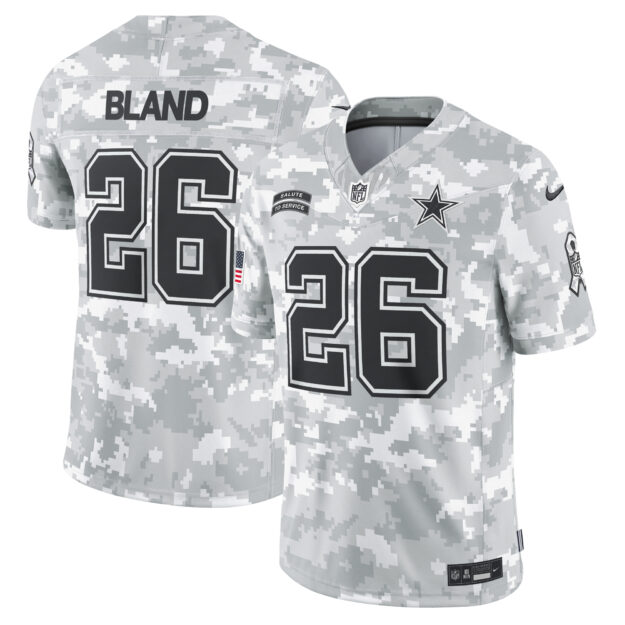 Men's Nike DaRon Bland Arctic Camo Dallas Cowboys 2024 Salute to Service Limited Jersey