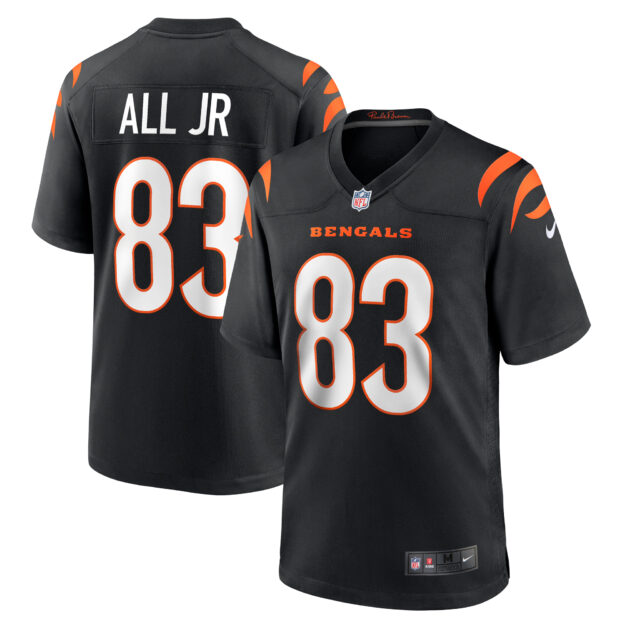 Men's Nike Erick All Jr. Black Cincinnati Bengals Team Game Jersey