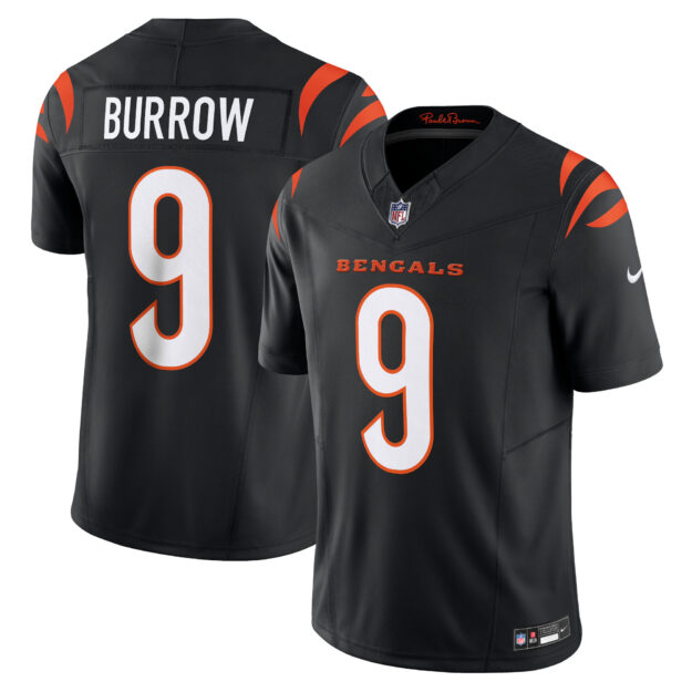 Men's Nike Joe Burrow Black Cincinnati Bengals Vapor F.U.S.E. Limited Jersey