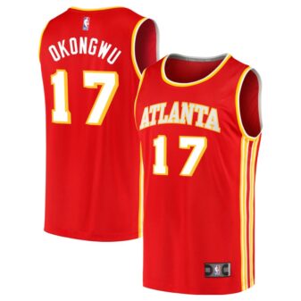 Onyeka Okongwu Men's Fanatics Red Atlanta Hawks Fast Break Replica Custom Jersey - Icon Edition