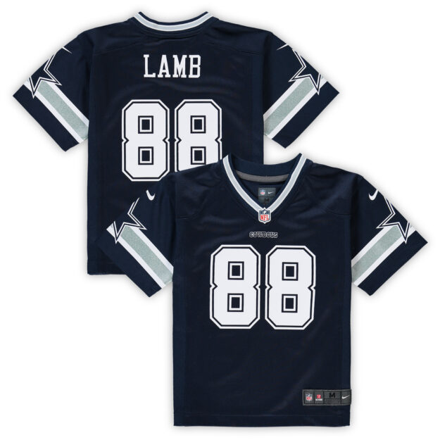 Preschool Nike CeeDee Lamb Navy Dallas Cowboys Game Jersey