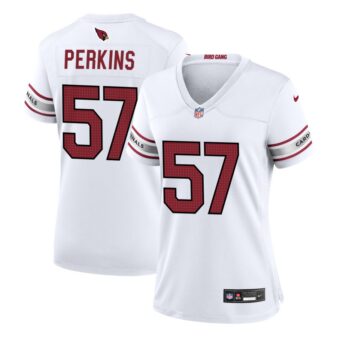 Ronnie Perkins Women's Nike White Arizona Cardinals Custom Game Jersey