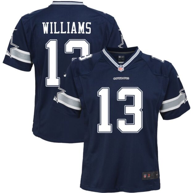 Seth Williams Youth Nike Navy Dallas Cowboys Custom Game Jersey