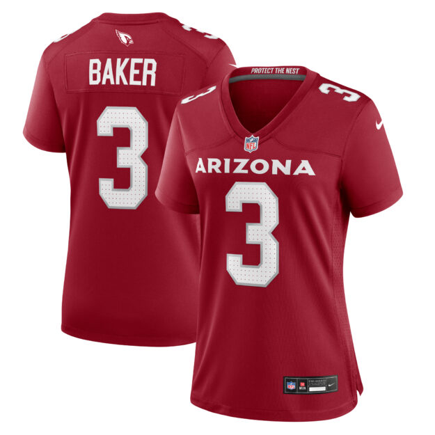 Women's Nike Budda Baker Cardinal Arizona Cardinals Team Game Jersey