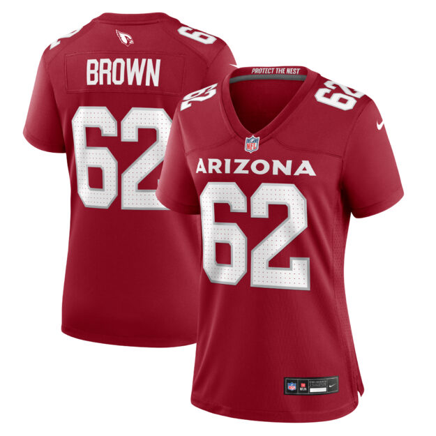 Women's Nike Evan Brown Cardinal Arizona Cardinals Game Jersey