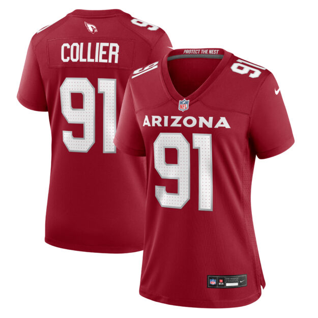 Women's Nike L.J. Collier Cardinal Arizona Cardinals Game Jersey