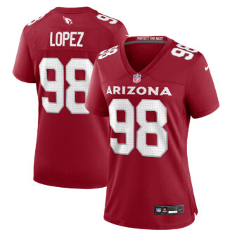 Women's Nike Roy Lopez Cardinal Arizona Cardinals Game Jersey