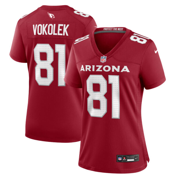 Women's Nike Travis Vokolek Cardinal Arizona Cardinals Game Jersey