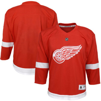 Youth Red Detroit Red Wings Home Replica Blank Jersey