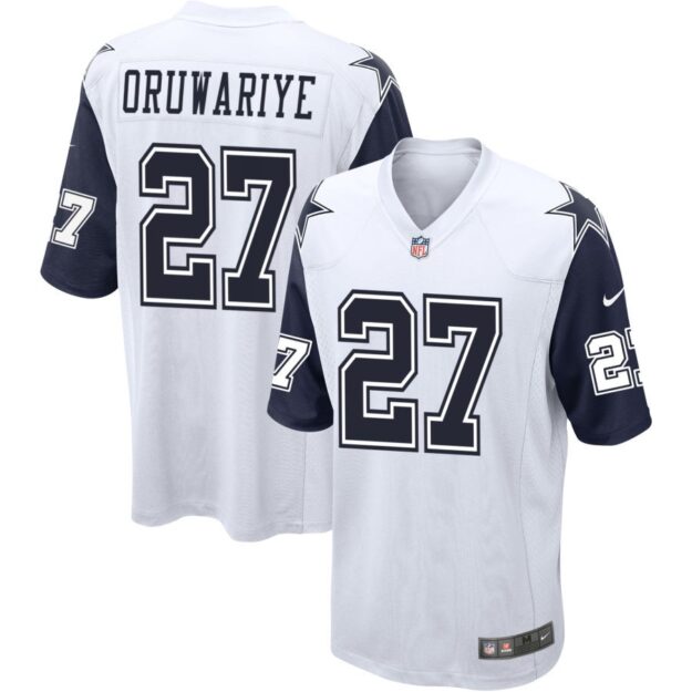 Amani Oruwariye Men's Nike White Dallas Cowboys Alternate Custom Game Jersey