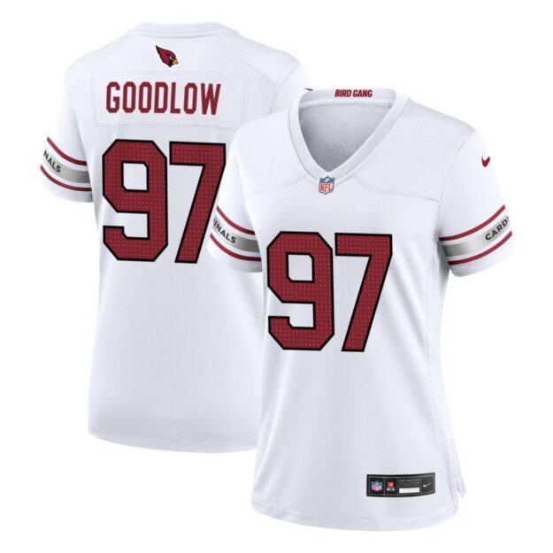 Anthony Goodlow Women's Nike White Arizona Cardinals Custom Game Jersey