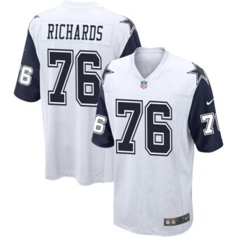 Asim Richards Men's Nike White Dallas Cowboys Alternate Custom Game Jersey